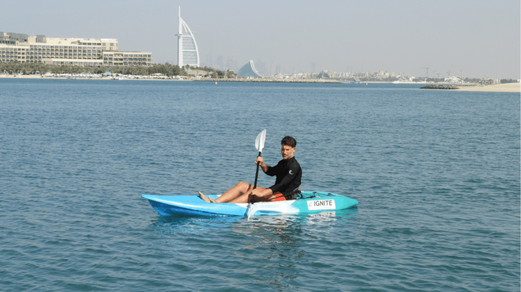 Single-seat Kayak Rental on The Palm Jumeirah - One Hour For 1