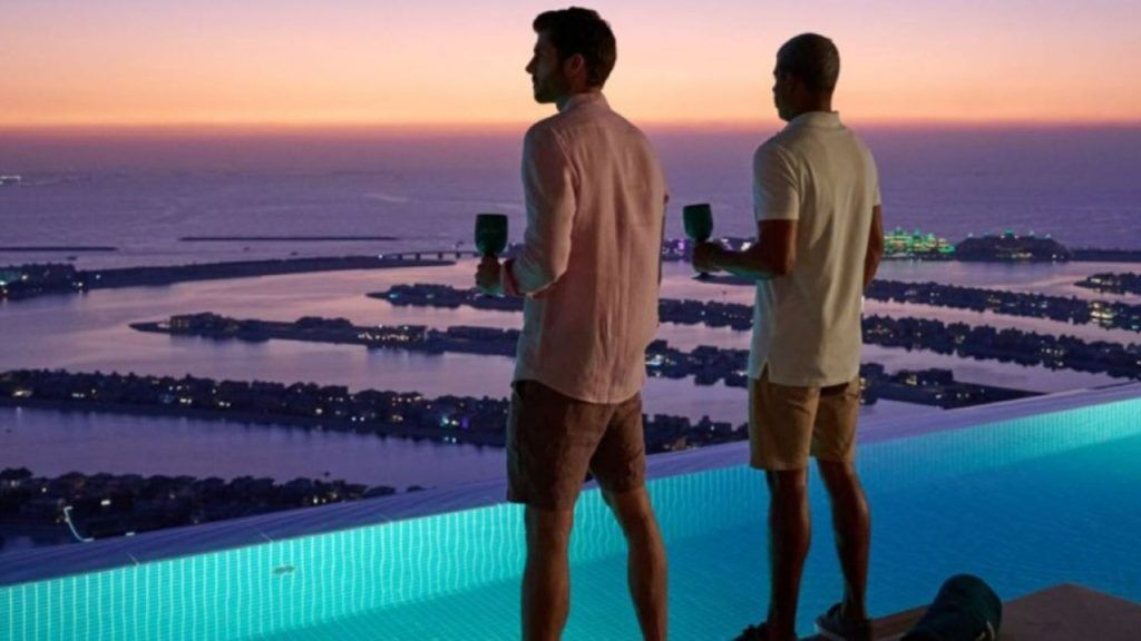 Aura Skypool Night Swim - Evening Pool Experience, Burj High table For 1